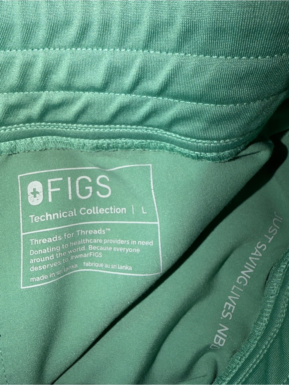 FIGS Sage Green Scrubs - Picture 6 of 6